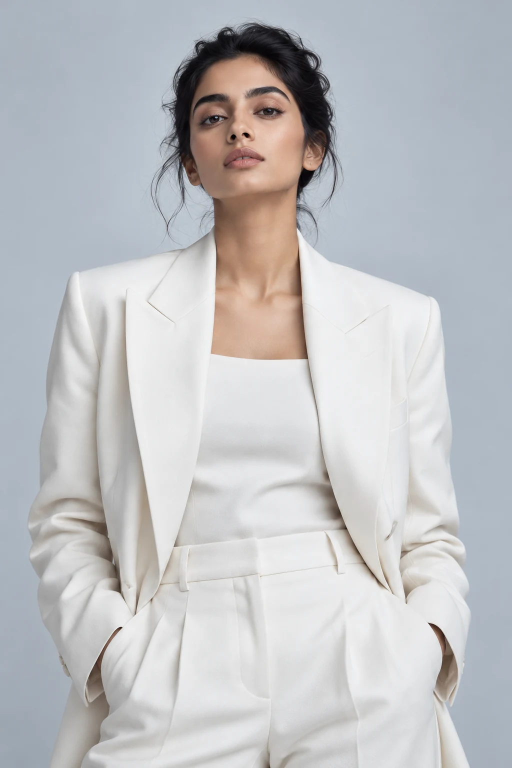 Illustrative AI-created portrait highlighting a model’s expression and presence